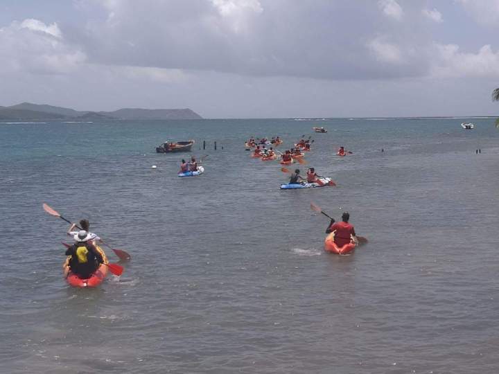 Balade en kayak personnes en situation de handicap Martinique